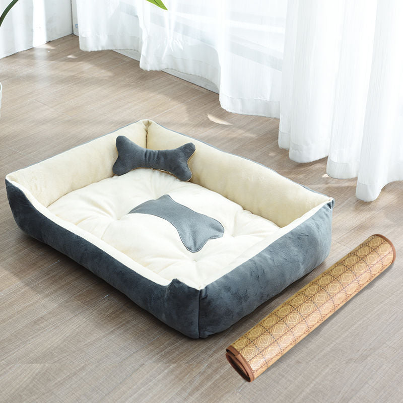 Bone Print Pet Bed - Pet Paradise