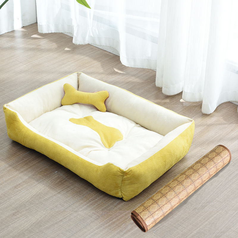 Bone Print Pet Bed - Pet Paradise