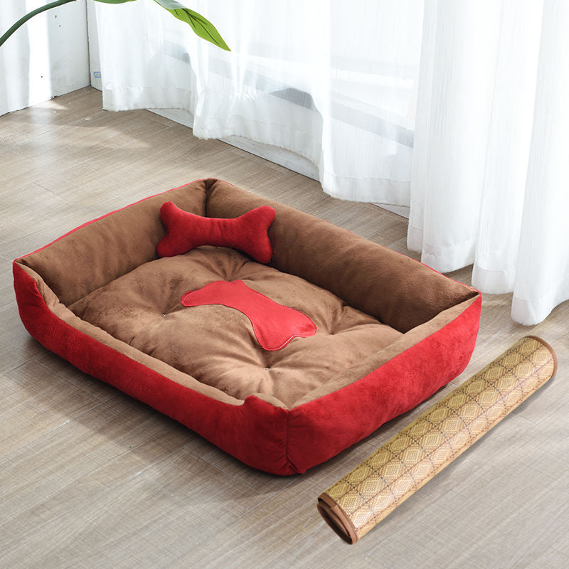 Bone Print Pet Bed - Pet Paradise