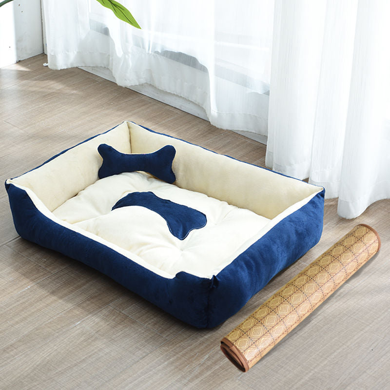 Bone Print Pet Bed - Pet Paradise