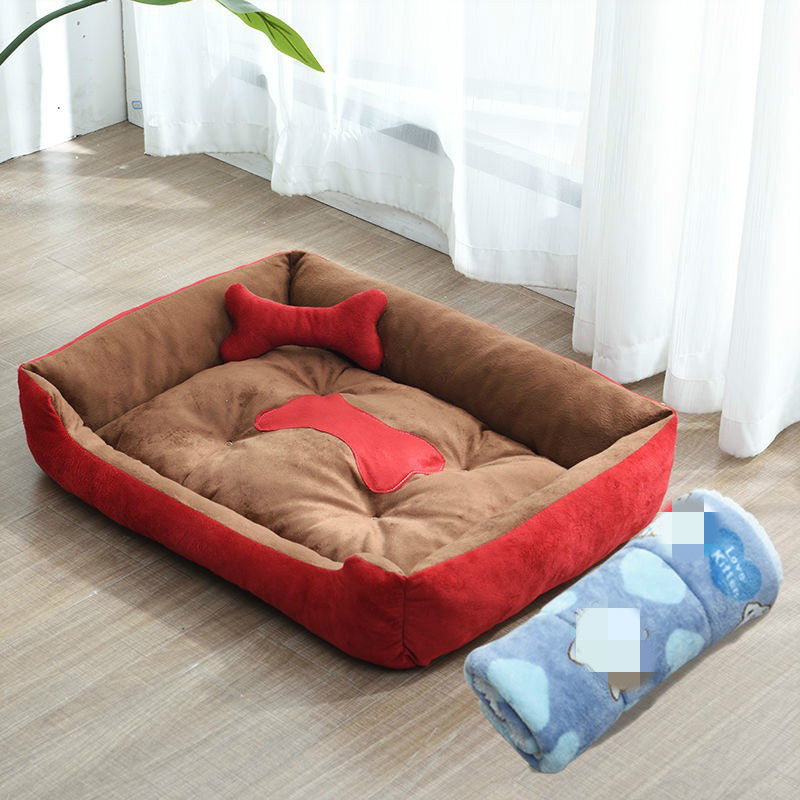 Bone Print Pet Bed - Pet Paradise