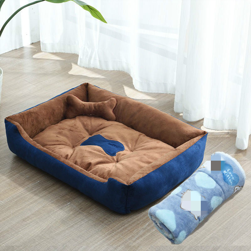 Bone Print Pet Bed - Pet Paradise