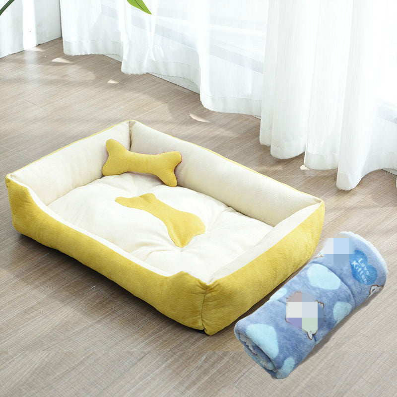 Bone Print Pet Bed - Pet Paradise