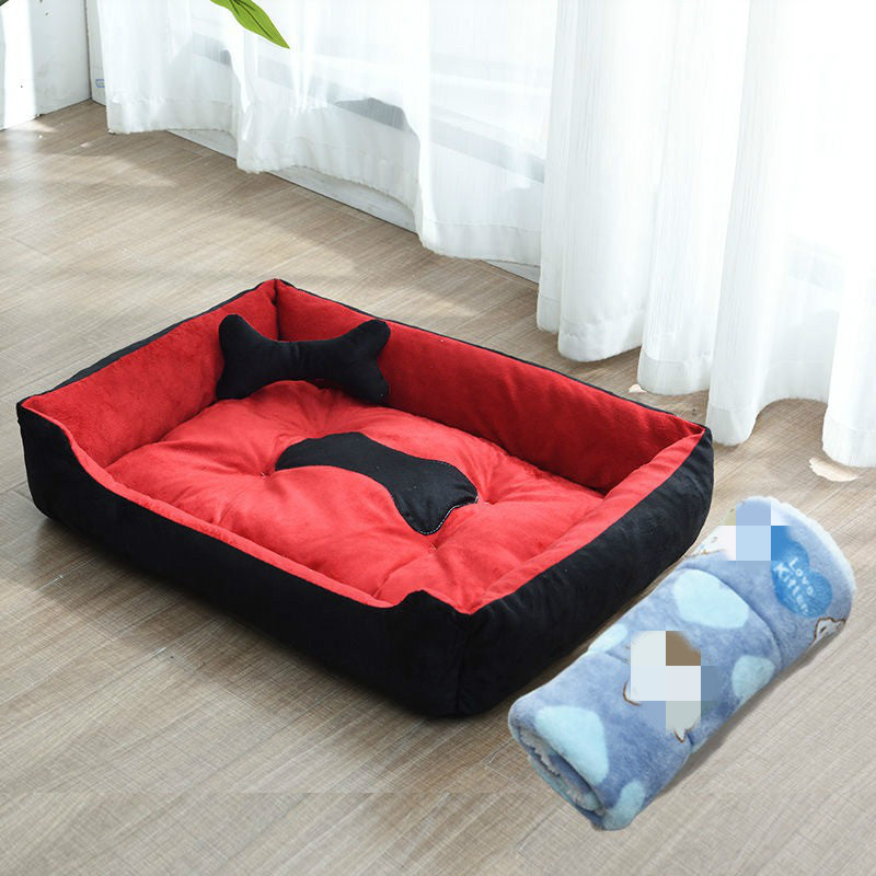 Bone Print Pet Bed - Pet Paradise