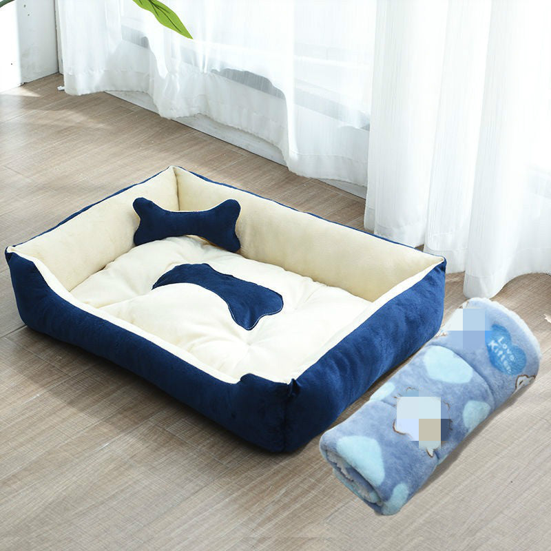 Bone Print Pet Bed - Pet Paradise