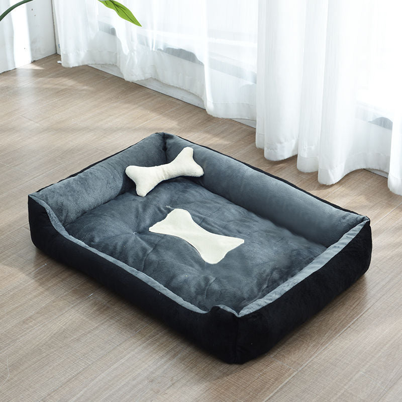 Bone Print Pet Bed - Pet Paradise