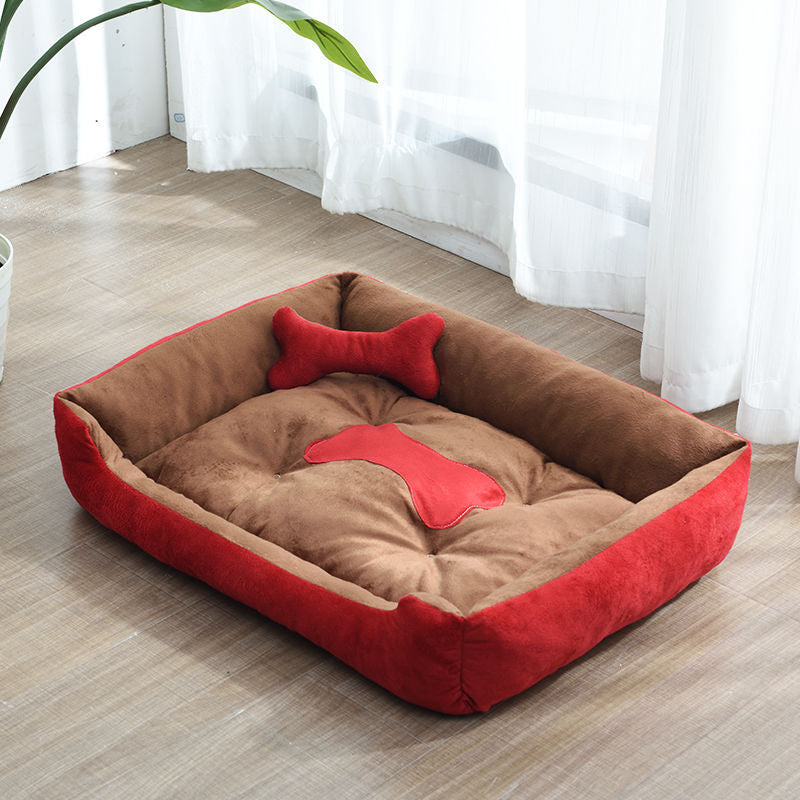 Bone Print Pet Bed - Pet Paradise