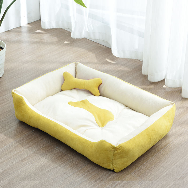 Bone Print Pet Bed - Pet Paradise