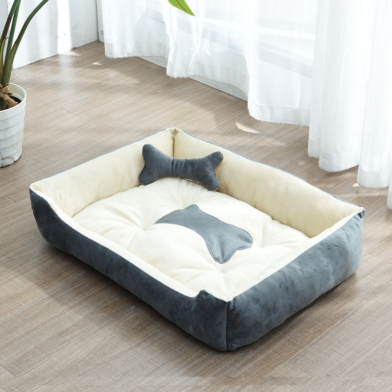 Bone Print Pet Bed - Pet Paradise