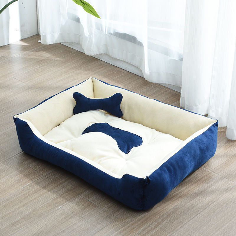 Bone Print Pet Bed - Pet Paradise