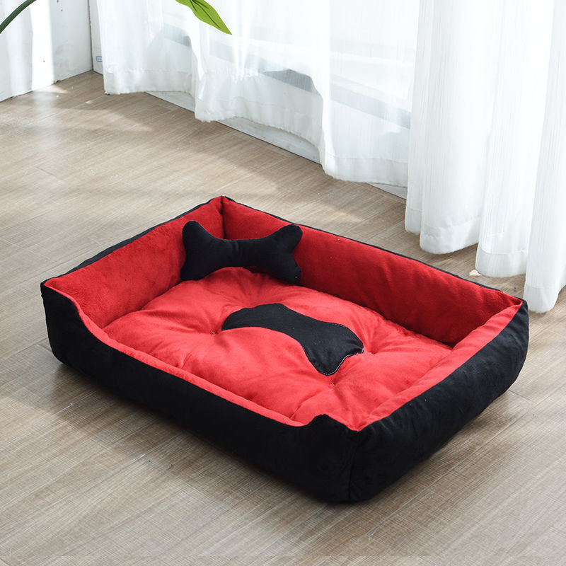 Bone Print Pet Bed - Pet Paradise