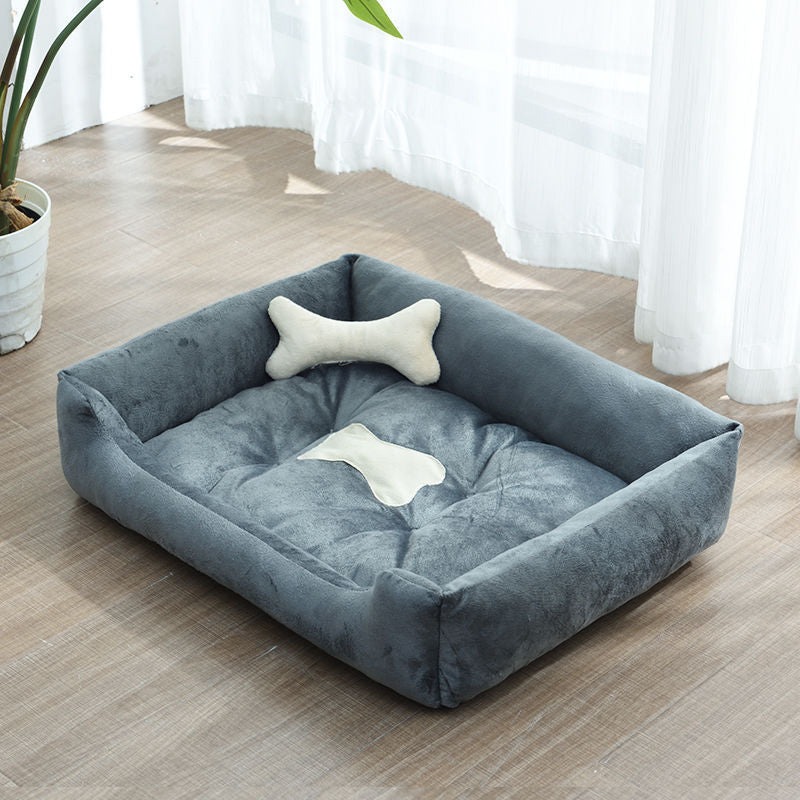 Bone Print Pet Bed - Pet Paradise